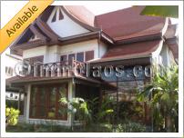 Lao style home for rent in Vientiane Laos