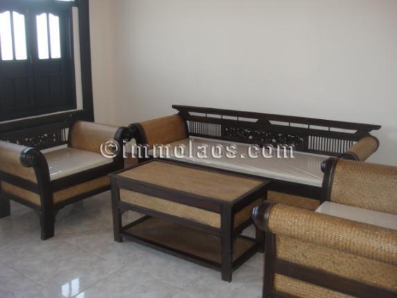 Apartment for rent in Vientiane Laos-Living room