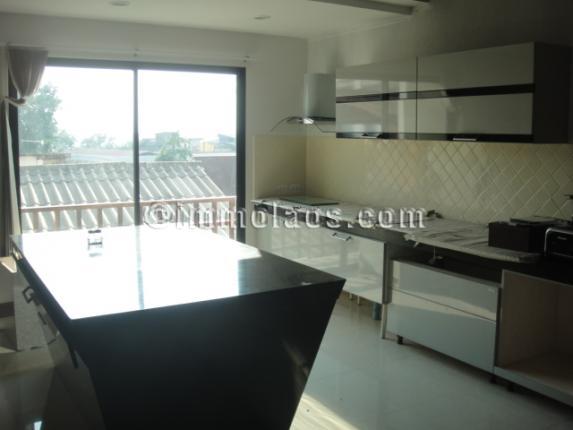 Brand new apartment for rent in Center of Vientiane LAOS-Kitchen