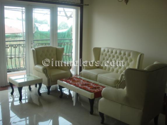 Modern apartment with pool for rent in Vientiane Laos