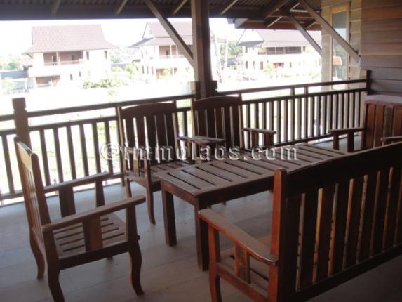 Lao traditional house for rent in Vientiane Laos