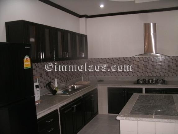 Modern home for rent in Vientiane Laos-Kitchen