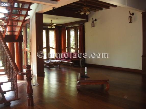 Lao style home for rent in Vientiane Laos