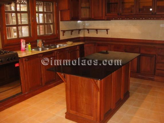 Lao style home for rent in Vientiane Laos