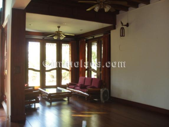 Lao style home for rent in Vientiane Laos