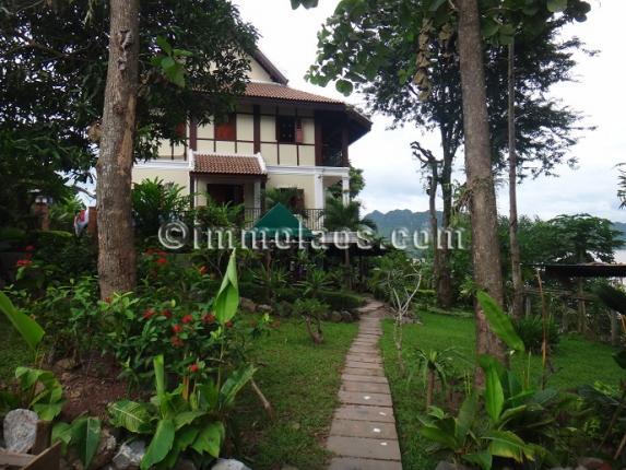 Splendid home for sale on the river in Luang Prabang Laos