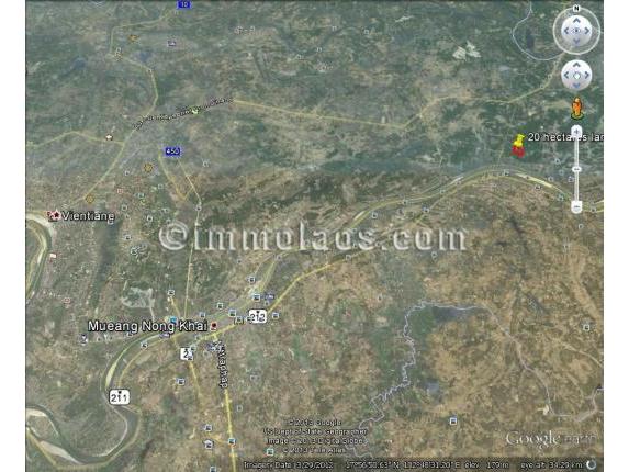 Cheap land for sale at Pakngum district in Vientiane Laos