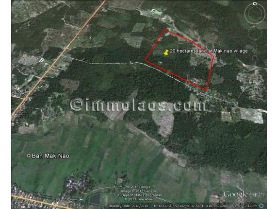 Cheap land for sale at Pakngum district in Vientiane Laos